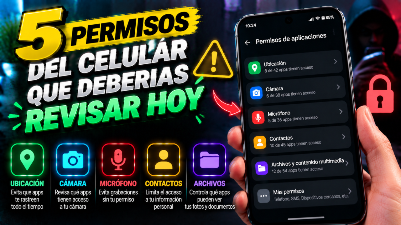 5 permisos del celular que deberías revisar hoy