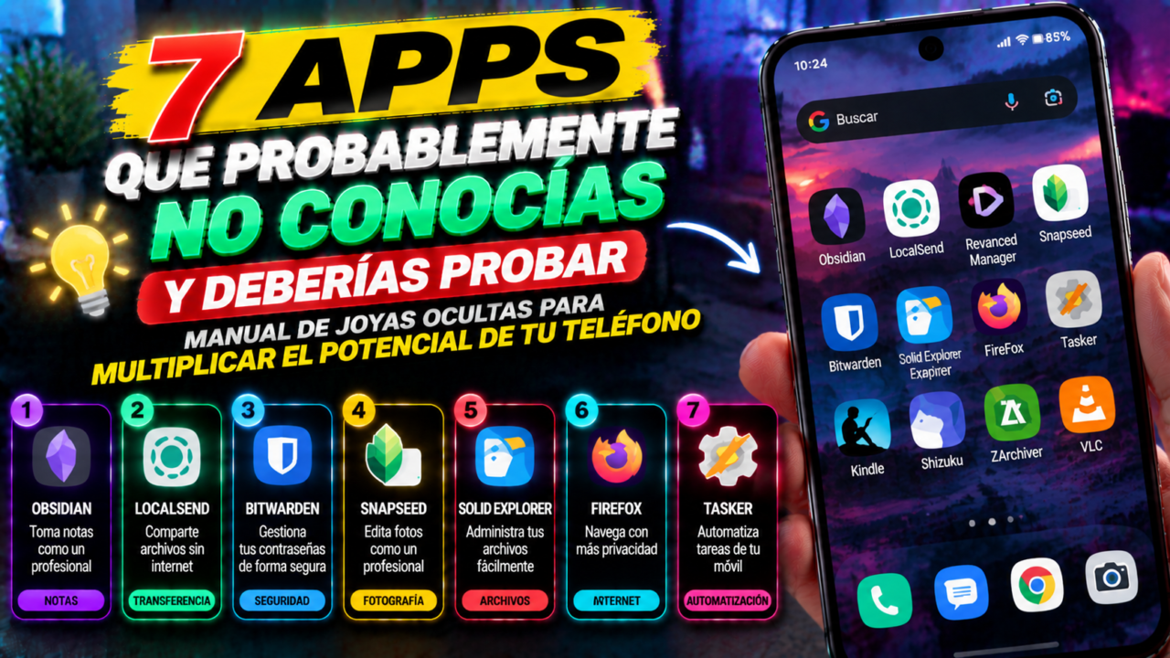 7 Apps que Probablemente no Conocías y Deberías Probar