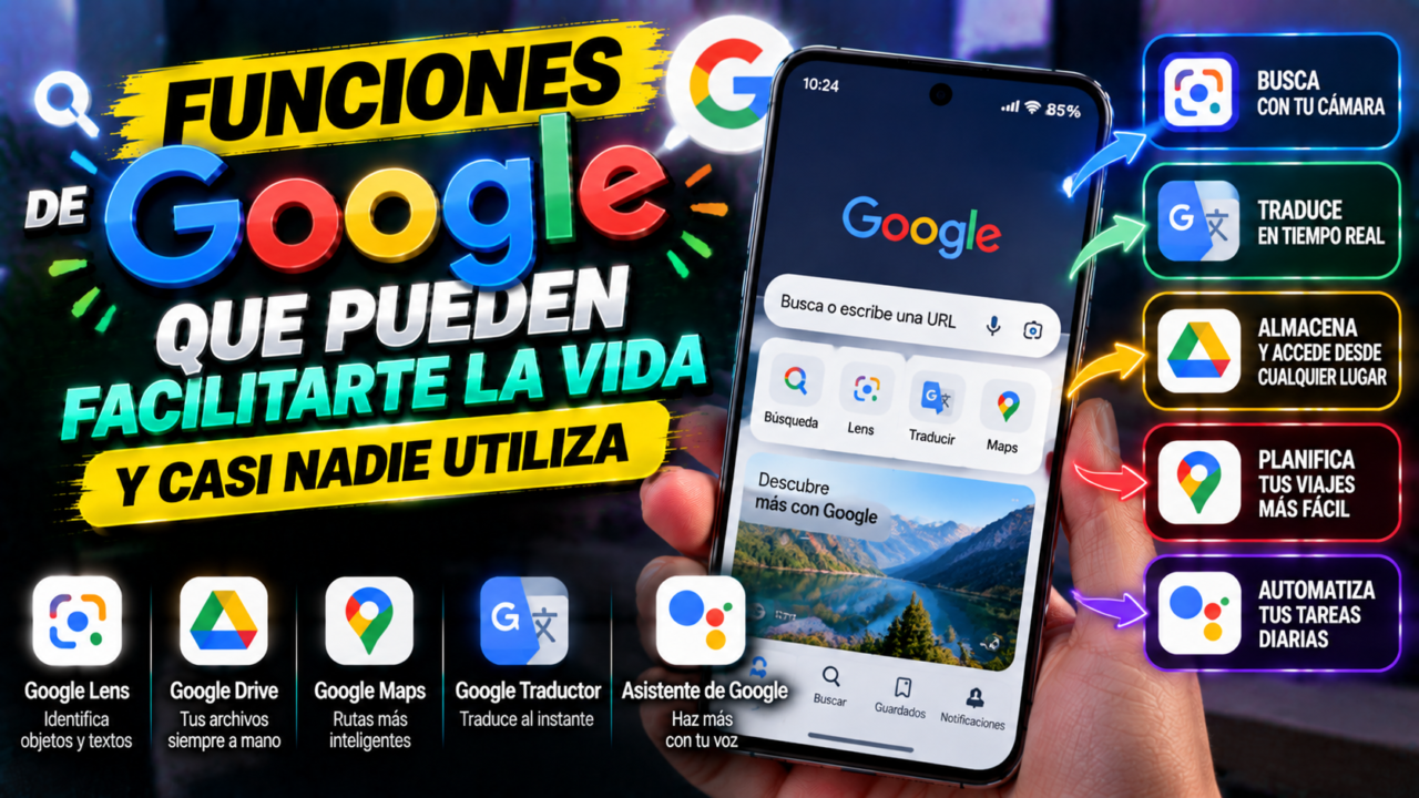 Funciones de Google que pueden facilitarte la vida y casi nadie utiliza