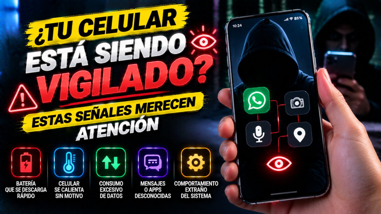 Tu celular está siendo vigilado Estas señales merecen atención